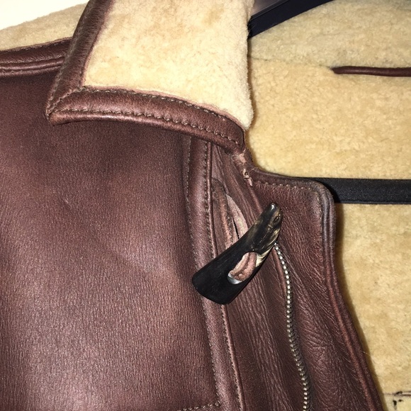 GREAT GIFT! 🎁 Vera Pella Leather Beretta Coat - Picture 2 of 5